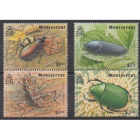 Montserrat - 1994 - No 818/821 - Insectes