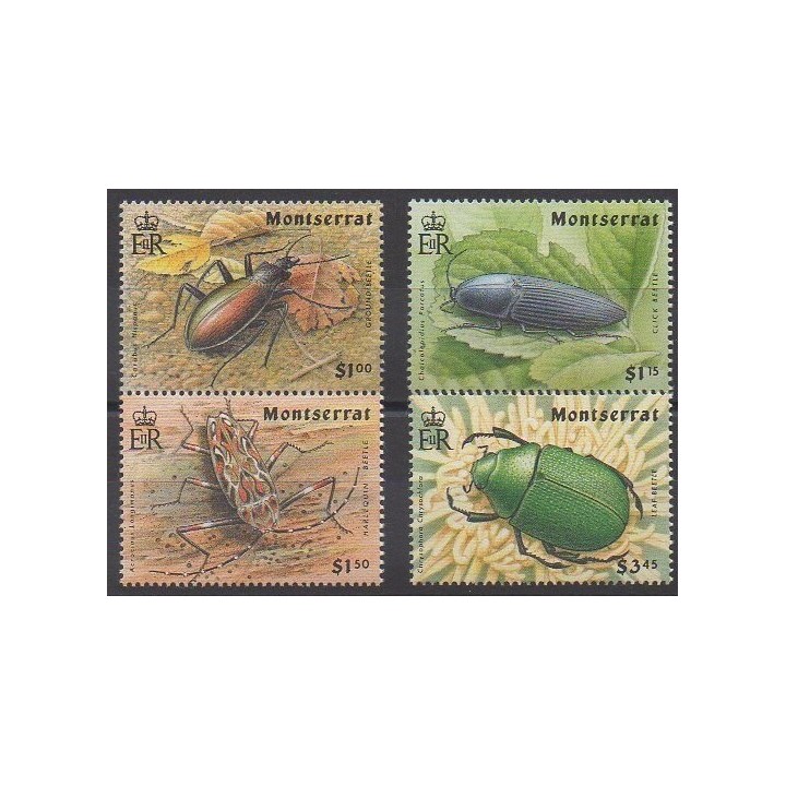 Montserrat - 1994 - No 818/821 - Insectes