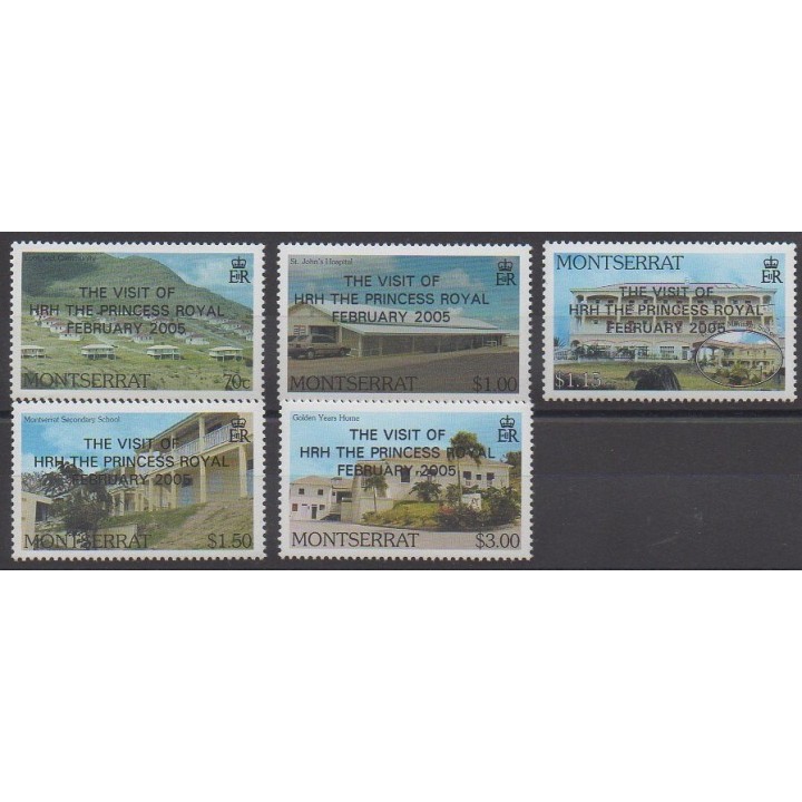 Montserrat - 2005 - Nb 1150/1154 - Royalty