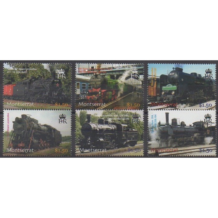 Montserrat - 2004 - No 1144/1149 - Chemins de fer