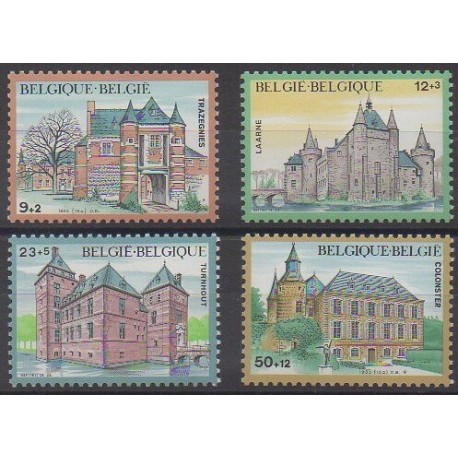 Belgique - 1985 - No 2193/2196 - Châteaux