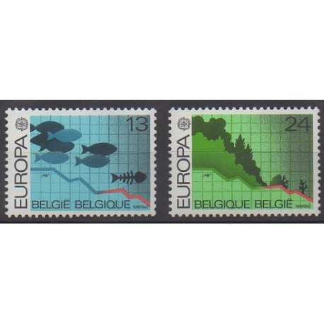 Belgium - 1986 - Nb 2211/2212 - Environment - Europa