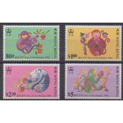 Hong-Kong - 1992 - No 670/673 - Horoscope