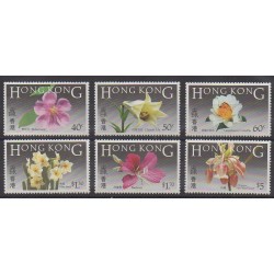 Hong Kong - 1985 - Nb 445/450 - Flowers