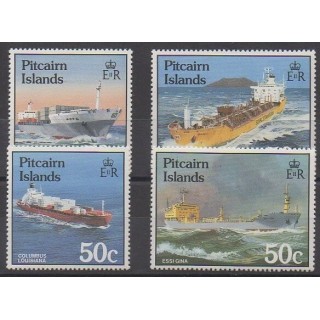 Pitcairn - 1985 - Nb 256/259 - Boats