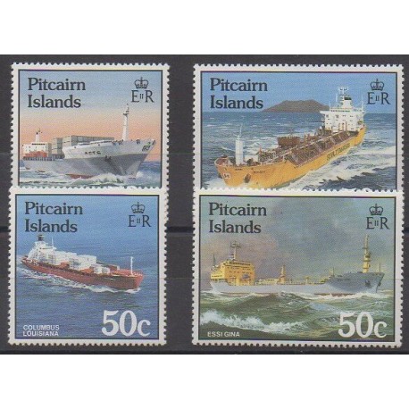 Pitcairn - 1985 - Nb 256/259 - Boats