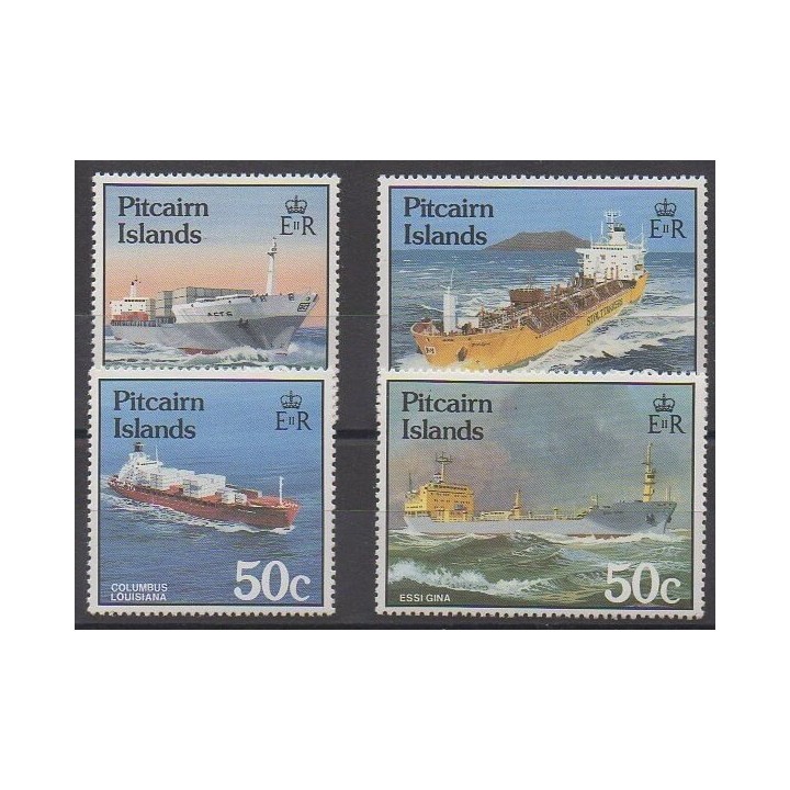 Pitcairn - 1985 - Nb 256/259 - Boats