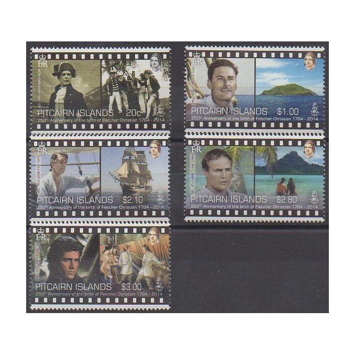Pitcairn - 2014 - Nb 826/830 - Cinema