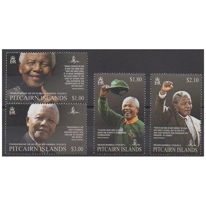 Pitcairn - 2014 - Nb 831/834 - Celebrities