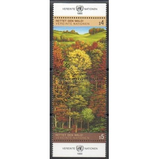 Timbres - Thème arbres - Nations Unies (ONU - Vienne) - 1988- No 81/82