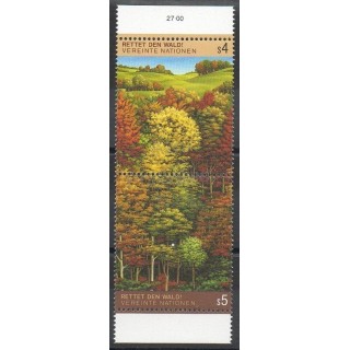 Timbres - Thème arbres - Nations Unies (ONU - Vienne) - 1988- No 81/82