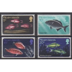 Pitcairn - 1970 - Nb 113/116 - Sea animals