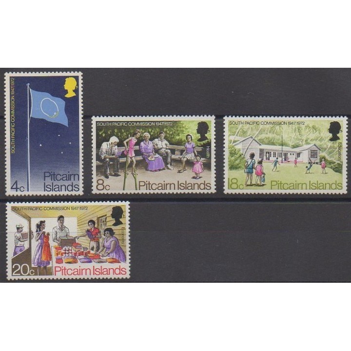 Pitcairn - 1972 - Nb 122/125