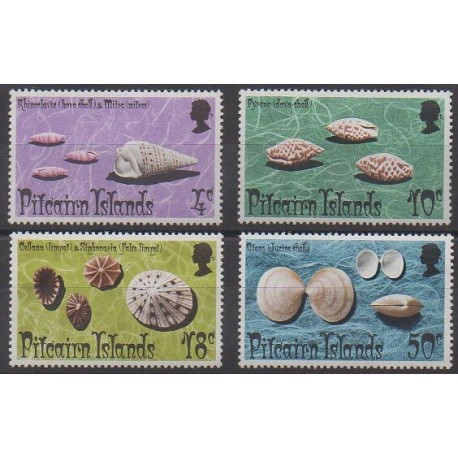 Pitcairn - 1974 - Nb 135/138 - Sea animals