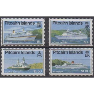 Pitcairn - 1991 - Nb 366/369 - Boats
