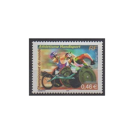 France - Poste - 2002 - Nb 3495 - Various sports