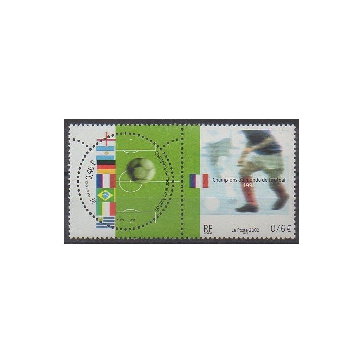 France - Poste - 2002 - Nb 3483/3484 - Soccer World Cup