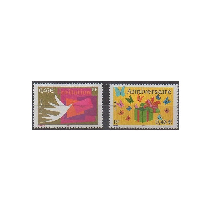 France - Poste - 2002 - No 3479/3480