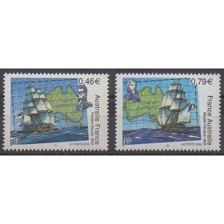 France - Poste - 2002 - Nb 3476/3477 - Boats