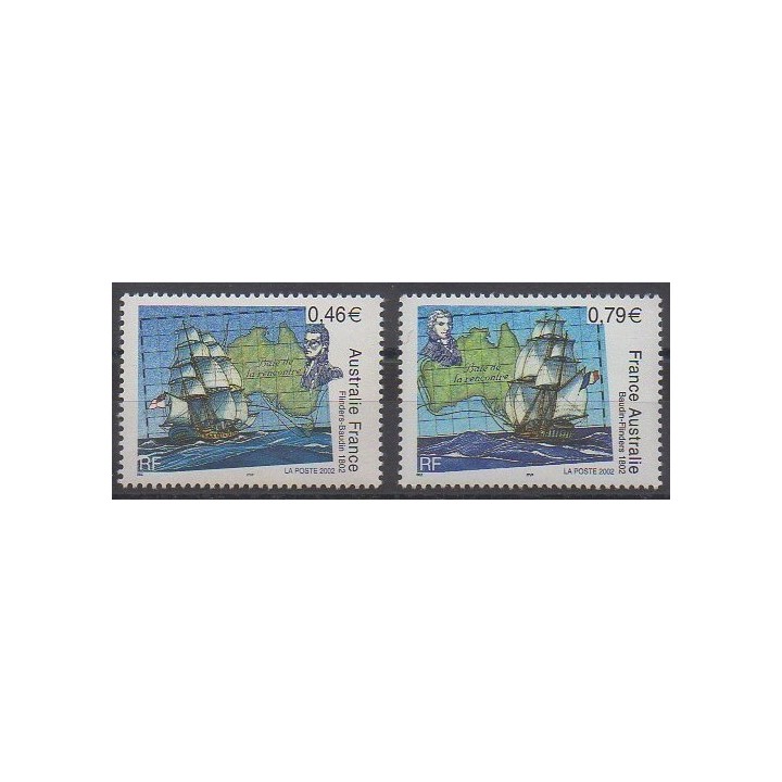 France - Poste - 2002 - No 3476/3477 - Navigation
