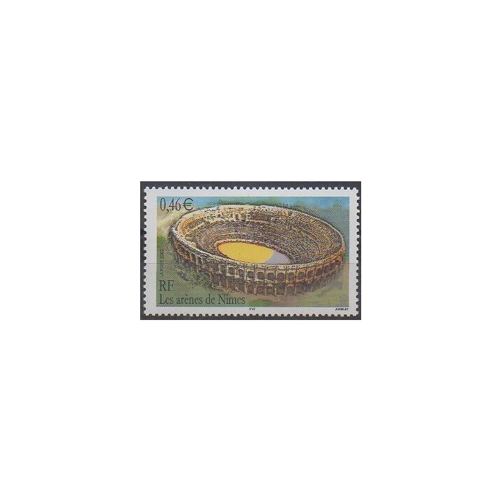 France - Poste - 2002 - Nb 3470 - Monuments