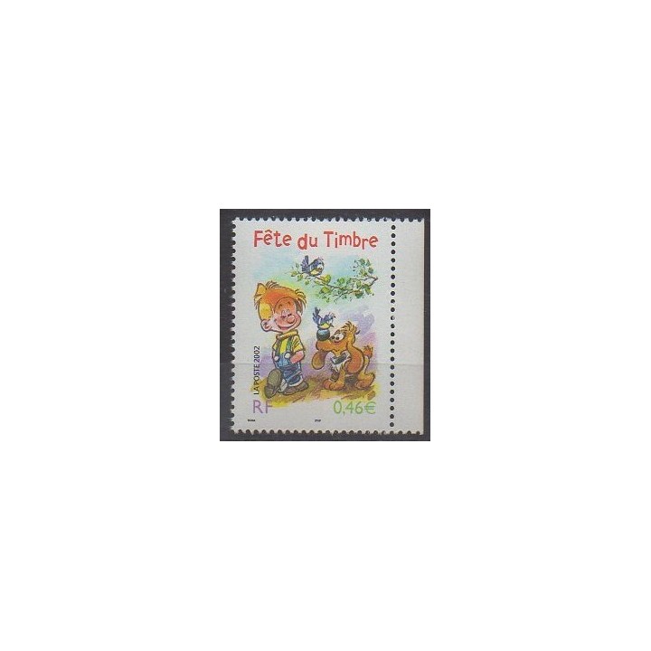 France - Poste - 2002 - Nb 3467a - Cartoons - Comics - Philately