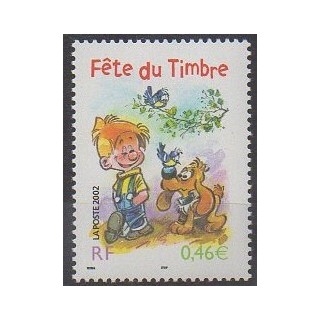 France - Poste - 2002 - Nb 3467 - Cartoons - Comics - Philately