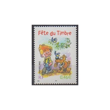 France - Poste - 2002 - Nb 3467 - Cartoons - Comics - Philately