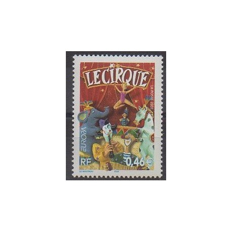 France - Poste - 2002 - No 3466 - Cirque - Europa