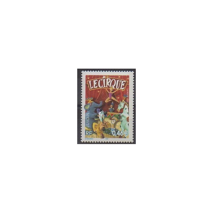 France - Poste - 2002 - No 3466 - Cirque - Europa