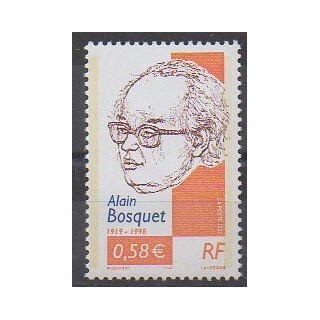 France - Poste - 2002 - Nb 3462 - Literature