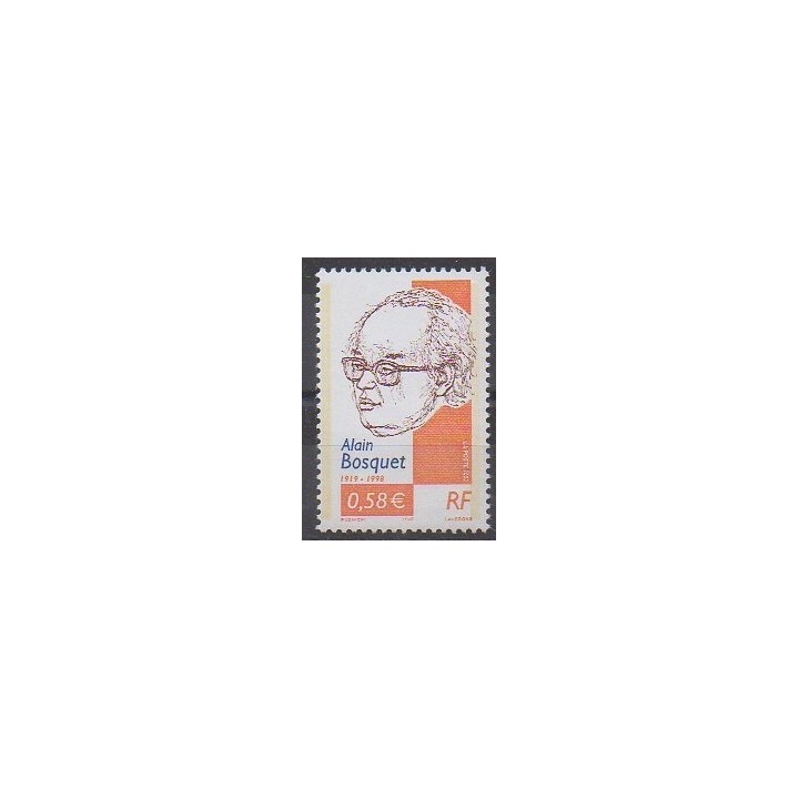 France - Poste - 2002 - No 3462 - Littérature