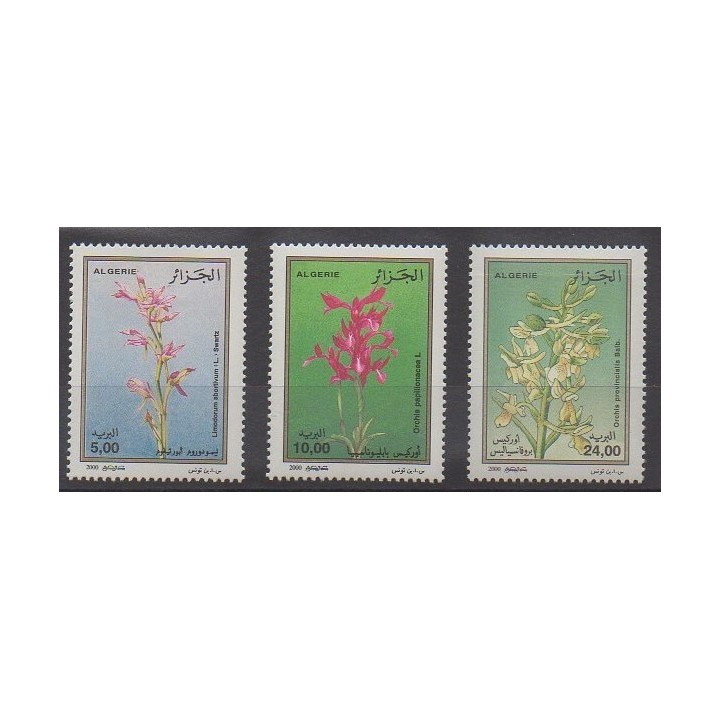 Algeria - 2000 - Nb 1266/1268 - Orchids