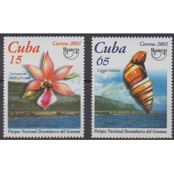 Cub. - 2001 - No 3955/3956 - Environnement - Service postal