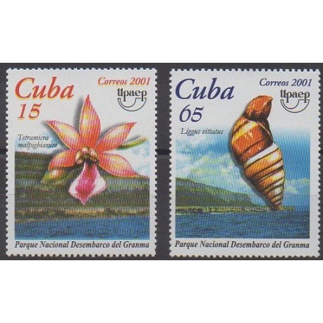 Cub. - 2001 - Nb 3955/3956 - Environment - Postal Service