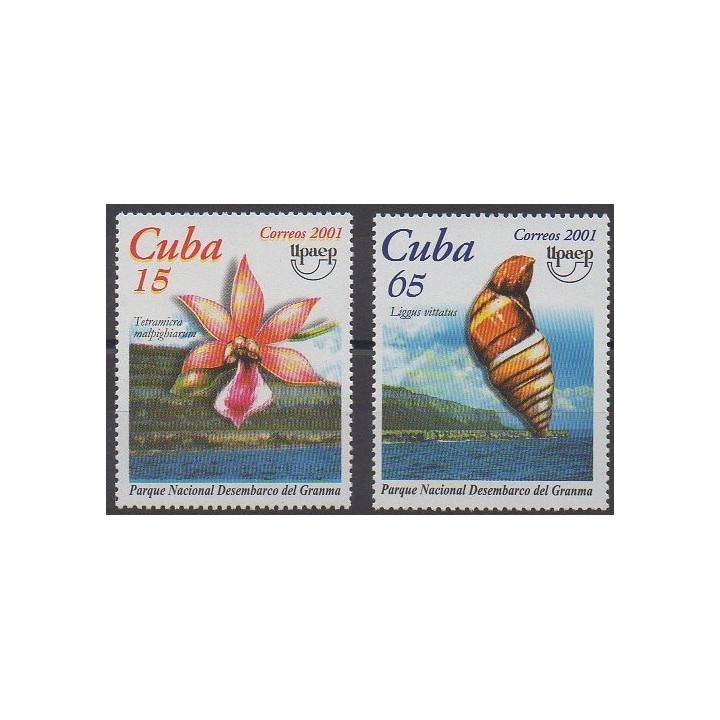 Cub - 2001 - No 3955/3956 - Environnement - Service postal
