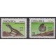 Costa Rica - 1992 - No 559/560 - Espèces menacées - WWF - Service postal
