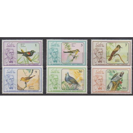 Cub. - 1986 - No 2674/2679 - Oiseaux