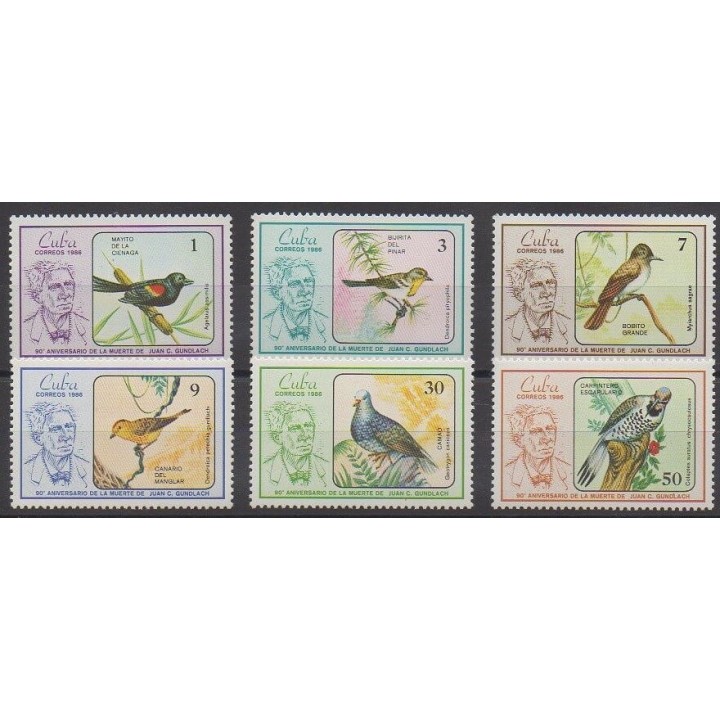 Cub - 1986 - No 2674/2679 - Oiseaux