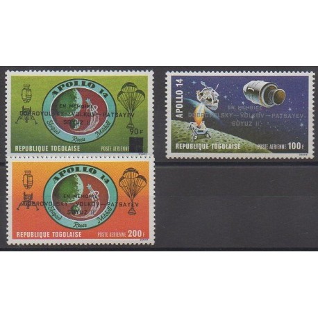 Togo - 1971 - Nb PA161/PA163 - Space