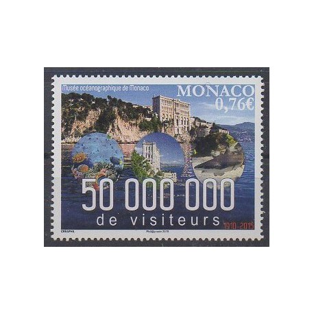 Monaco - 2015 - No 2990 - Monuments