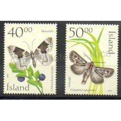 Islande - 2000- No 899/900 - Papillons