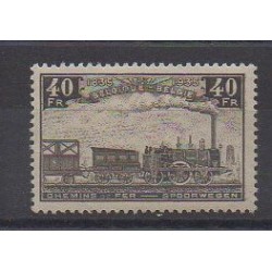 Belgique - 1935 - No CP199 - Chemins de fer - Neuf avec charnière