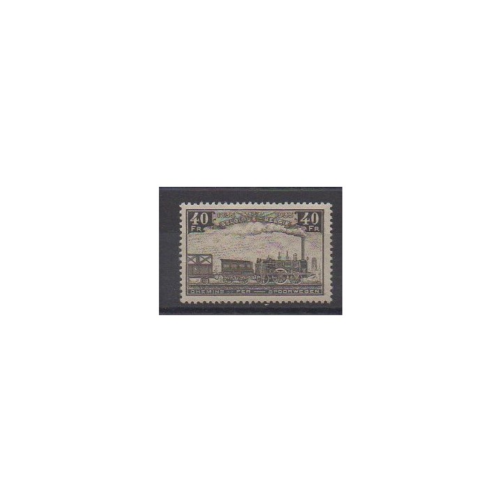Belgium - 1935 - Nb CP199 - Trains - Mint hinged - Mint hinged