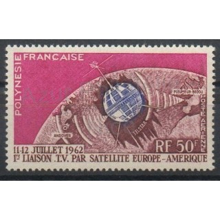 Timbres - Thème espace - Polynésie - Poste aérienne - 1962- No PA6