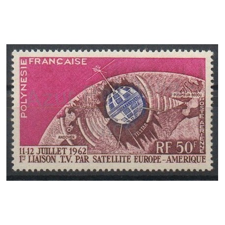 Polynésie - Poste aérienne - 1962 - No PA6 - Espace