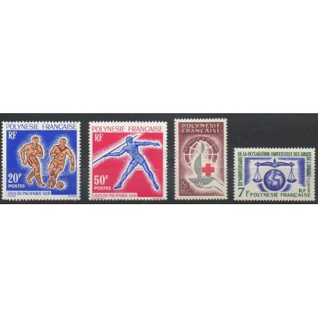 Polynésie - Année complète - 1963 - No 22/25