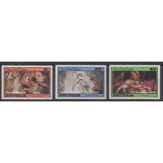 Antigua - 1978 - No 515/517 - Noël - Peinture