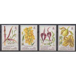 Salomon (Iles) - 1988 - No 666/669 - Orchidées