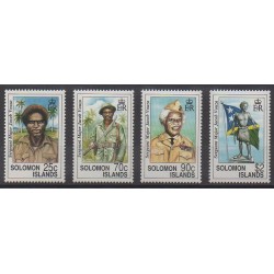 Solomon (Islands) - 1992 - Nb 744/747 - Various Historics Themes - Celebrities